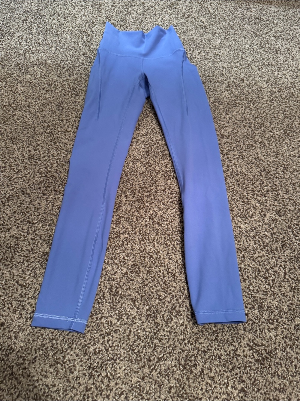 Lululemon High-Rise Athletic Leggings in Periwinkle Blue